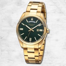 Regent Herren Armbanduhr Analog Metallarmband gold UR1142587