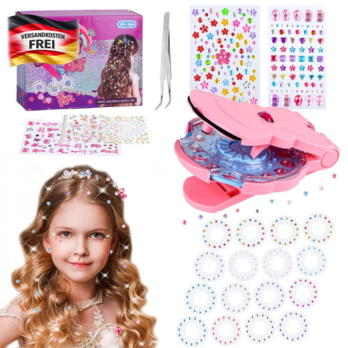 Haar glitzersteine set mit 420 - haar,