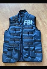 Jungs Fasching FBI Weste