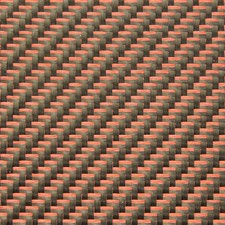 Design Gewebe Carbon Blau /