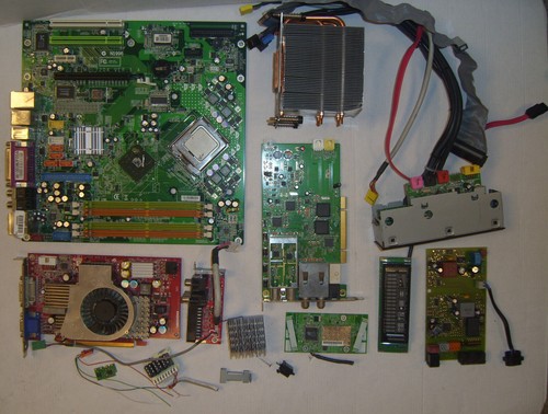 Bauteile motherboard - pc,