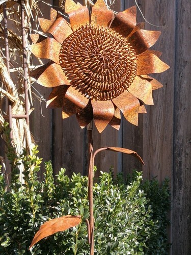 Edelrost gartenstecker - edelrost,