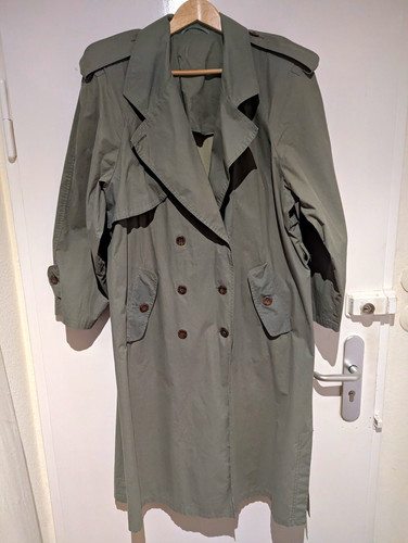 Langer trenchcoat mantel - langer,