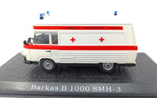 ATLAS Barkas B 1000 SMH - 3 Krankenwagen  in OVP und Blister 2010 Sammler 1:43