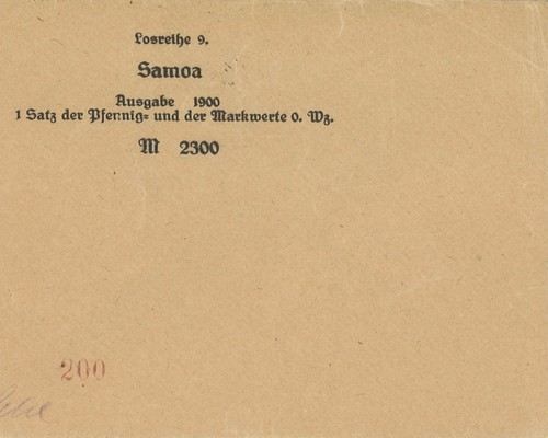 Deutsche kolonien samoa 1900 - deutsche,