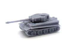 Wehrmacht, Tiger 1 (mit Ersatzketten), Spur N, 1:160, unkoloriert