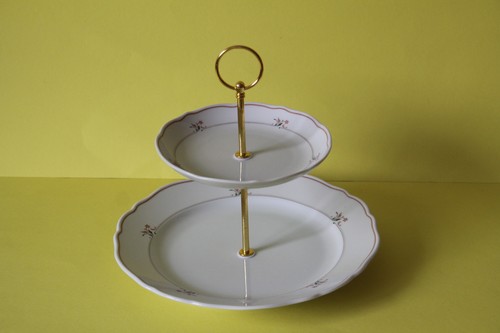 Zweistöckige etagere teller - etagere,