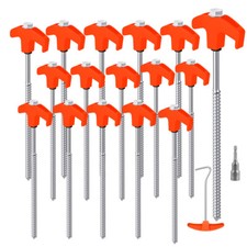 12/24x Zelt Heringe Stahl