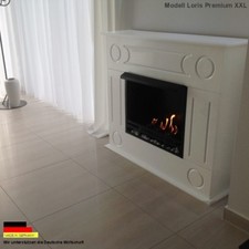 Ethanolkamin Gelkamin Fireplace Cheminee Caminetti Loris XXL Deluxe Royal Weiss