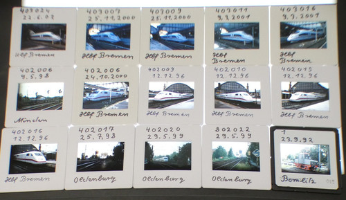 Slides locomotives - 36,