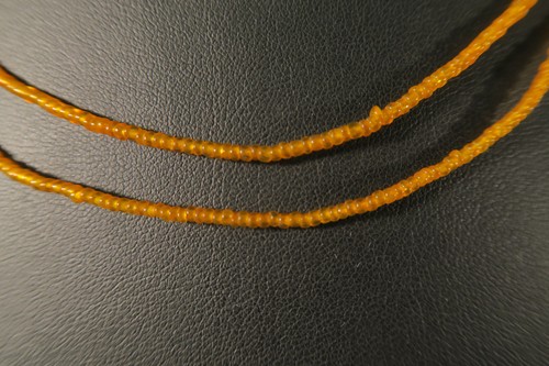 Kleine glasperlen orange 2mm - kleine,