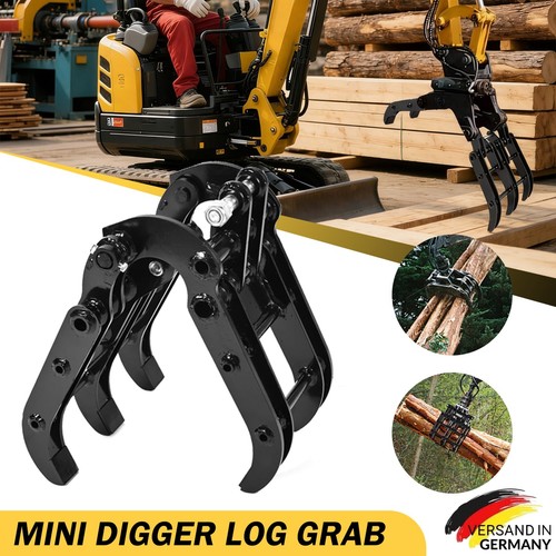 Mini bagger greifer - bagger, 1–1,5t