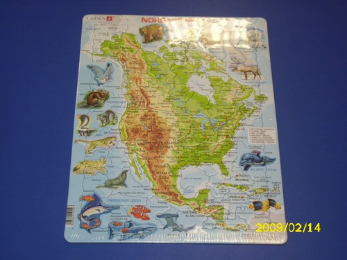 Larsen puzzle nordamerika - nordamerika,