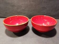 2 Winterling Feinkeramik rot