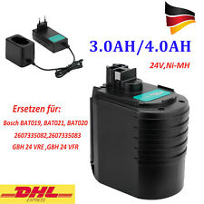 4000mAh Akku 24V Ni-MH Für Bosch GBH24VRE GBH24VFR 11225VSR BAT020 BAT021 3.0AH