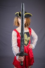 Schwert mit Klinge silber