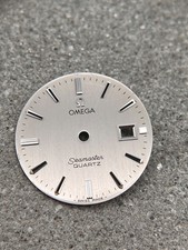 #1665 ORIGINAL OMEGA SEAMASTER QUARTZ ZIFFERBLATT CAL: 1360 23,3mm SILBER