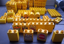 Lego Duplo, gelbe Steine, ca. 925g= ca. 100 Steine