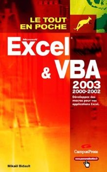 Excel vba 2003 - excel, bidault