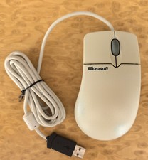 MICROSOFT IntelliMouse 1.1A USB Compatible (Kugelmaus) / X03- /  VINTAGE RETRO