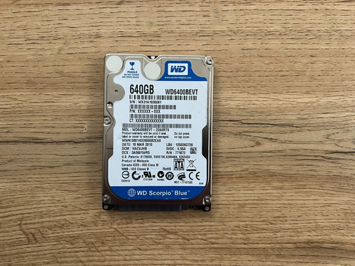 640gb festplatte hdd zoll - festplatte, 2,5