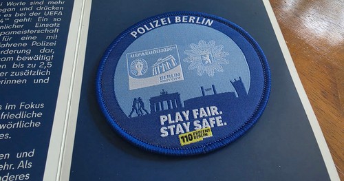 Polizei berlin patch uefa euro - berlin,