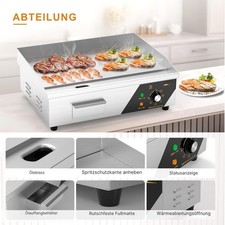 Profi Elektro Grillplatte BBQ Griddleplatte Bräter Bratplatte Griddle 3000W
