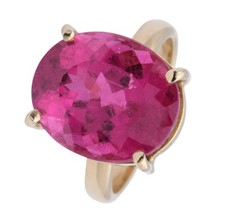 Turmalin Ring Gr. 54 Gelbgold