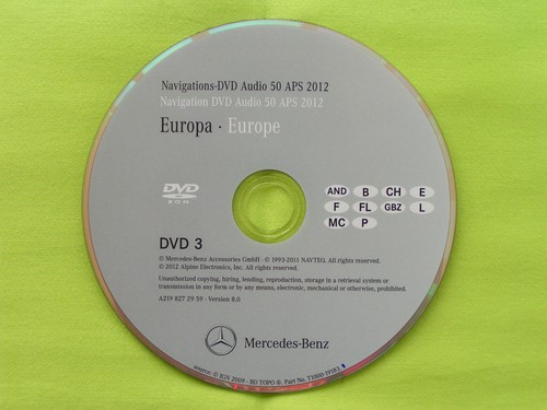 Dvd navigation mercedes - dvd,