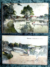 2 alte Glasbilder/Bilder