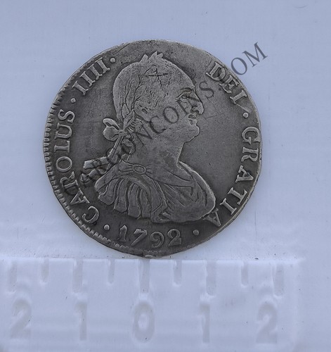 Carlos reales 1792 potosi - iv,