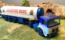 Herpa LKW Brauerei Serie Giessener Biere Tankzug MAN Zugmaschine 1.87 H0