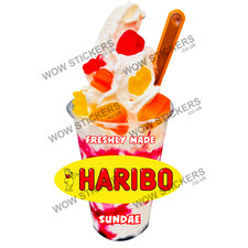 Haribo Eisbecher Aufkleber