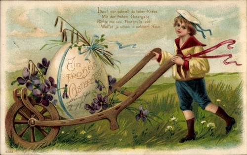Präge glückwunsch ostern - glückwunsch,