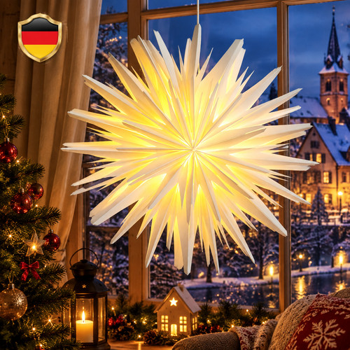 Leuchtstern weihnachtsstern - 3d,