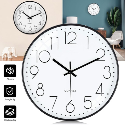 30cm wanduhr ziffern ohne - wanduhr, 3d