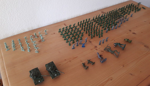 205 soldaten figuren - soldaten, aus