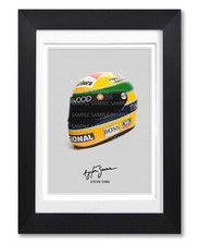 AYRTON SENNA SIGNIERTER HELM