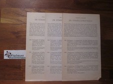 Infoblatt "Ernst Jünger In Stahlgewittern" Klett, Ernst und Ernst Jünger :