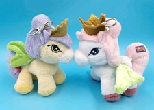 2x Plüsch Filly Schlüsselanhänger Pony Einhorn Kuscheltier Stofftier Pferd Simba