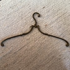 Messing Kleiderbügel Vintage Kleiderhänger Rockbügel Retro Rar