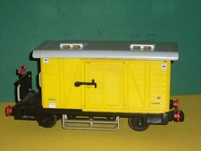 playmobil 4102 Güterwagen geschlossen  LGB Eisenbahn gelb Konvolut Sammlung kg