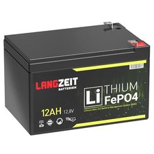 Lifepo4 12v 12ah akku langzeit - 12v,