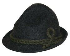 Trachtenhut dunkelgrau Loden
