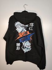 Jujutsu Kaisen Yuji Itadori Sakuran Anime  Öko Herren Hoodie Schwarz L