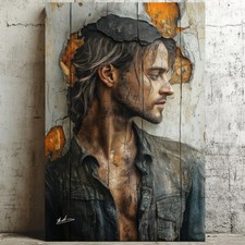 Leinwand Bild Mann Sexy Erotik