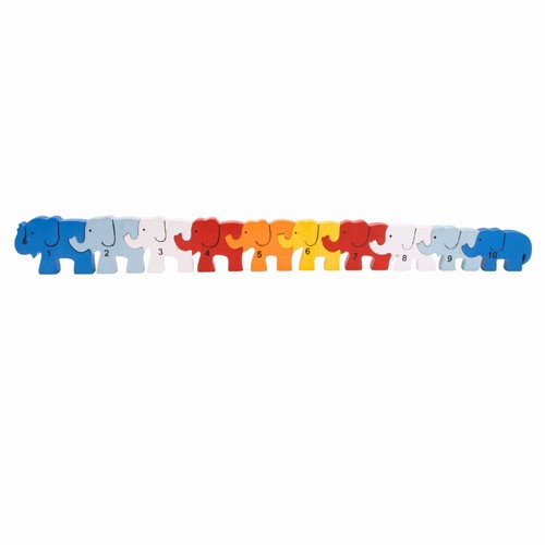 Holzpuzzle elefantenherde mit - holzpuzzle,