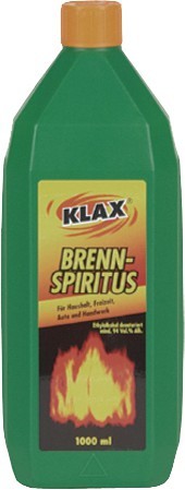 Klax brennspiritus flasche - 1,