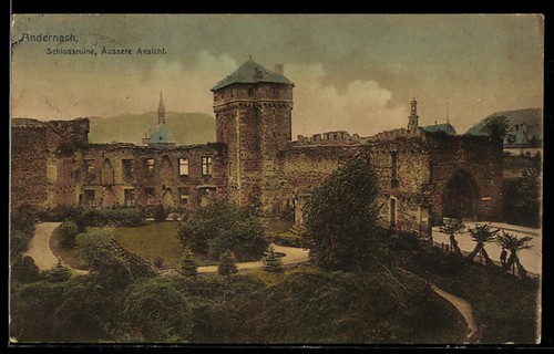 Andernach schlossruine - andernach,,