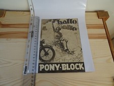 NSU Pony Block 200 Prospekt ca. 1936 Bruno Beck Nordhausen 201 ZB ZDB